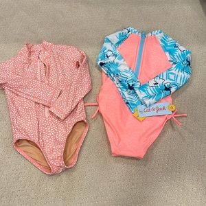2 swimsuits for toddler girl size 2t